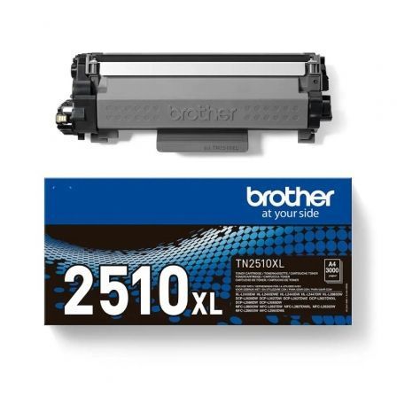 Tóner Original Brother TN2510XL Alta Capacidad/ Negro Tóner Original Brother TN2510XL Alta Capacidad/ Negro