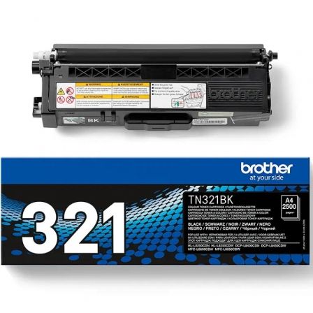 Tóner Original Brother TN321BK/ Negro Tóner Original Brother TN321BK/ Negro