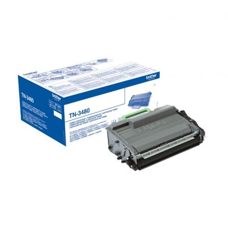Tóner Original Brother TN-3480 Alta Capacidad/ Negro Tóner Original Brother TN-3480 Alta Capacidad/ Negro