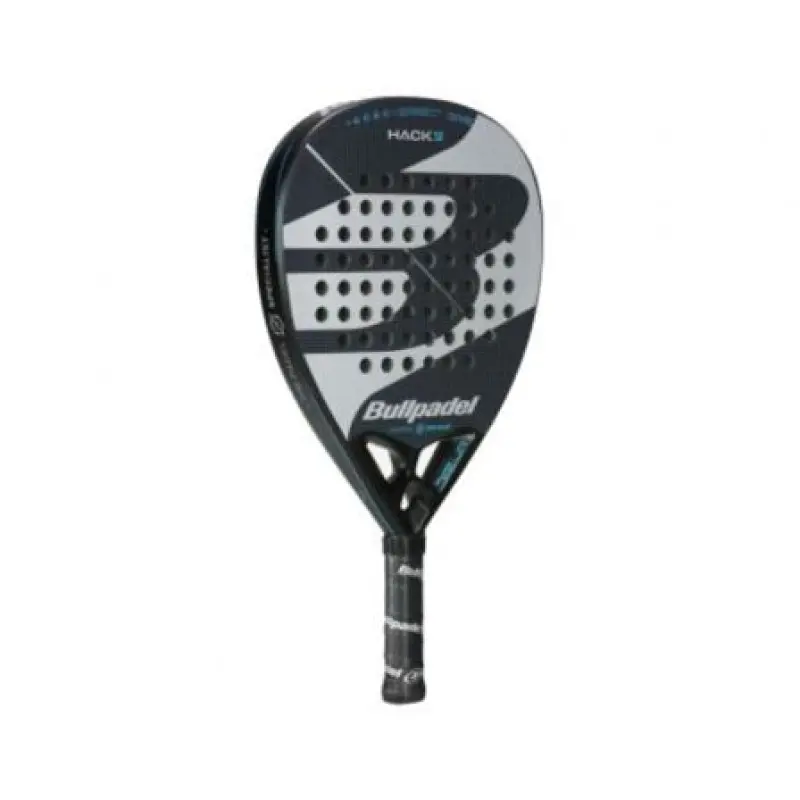 Pala de Pádel Bullpadel Hack 03 Junior 2023/ Negra y Gris Pala de Pádel Bullpadel Hack 03 Junior 2023/ Negra y Gris