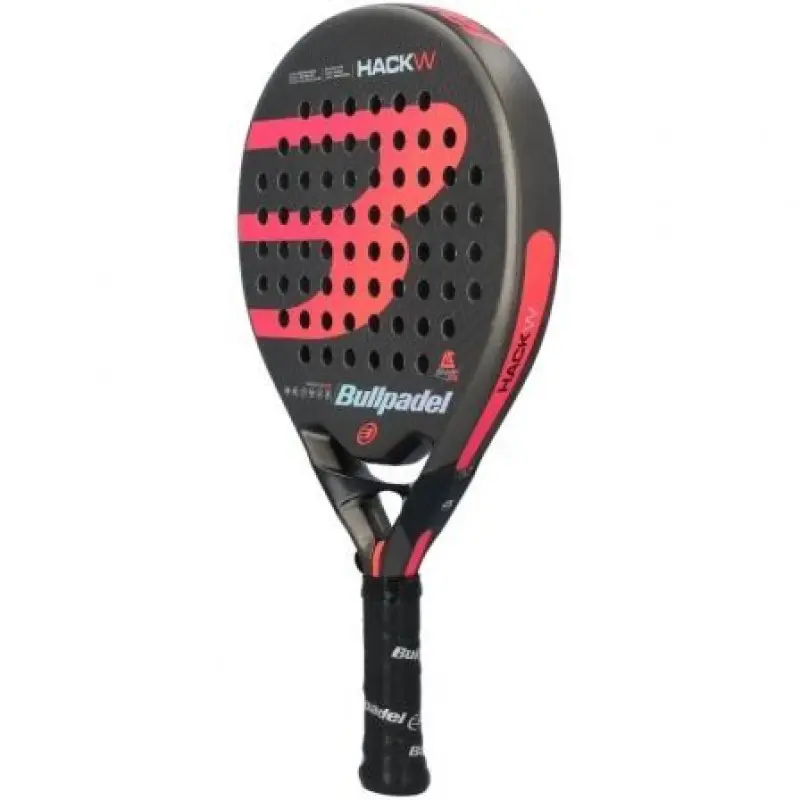 Pala de Pádel Bullpadel Hack W 2019 (Ale Salazar)/ Roja y Negra Pala de Pádel Bullpadel Hack W 2019 (Ale Salazar)/ Roja y Negra