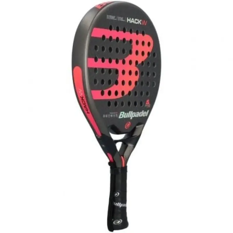 Pala de Pádel Bullpadel Hack W 2019 (Ale Salazar)/ Roja y Negra Pala de Pádel Bullpadel Hack W 2019 (Ale Salazar)/ Roja y Negra