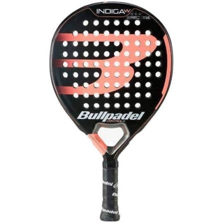 Pala de Pádel Bullpadel Indiga Woman 2022/ Negra y Rosa Pala de Pádel Bullpadel Indiga Woman 2022/ Negra y Rosa
