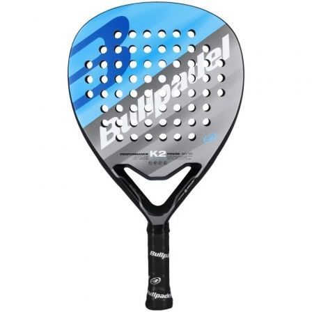 Pala de Pádel Bullpadel K2 Power 2023/ Gris y Azul Pala de Pádel Bullpadel K2 Power 2023/ Gris y Azul