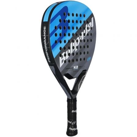 Pala de Pádel Bullpadel K2 Power 2023/ Gris y Azul Pala de Pádel Bullpadel K2 Power 2023/ Gris y Azul