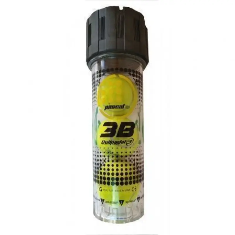 Presurizador para Pelotas de Pádel Bullpadel Pascal Box 3B/ Incluye Bomba Hinchadora/ Capacidad 3 uds Presurizador para Pelotas de Pádel Bullpadel Pascal Box 3B/ Incluye Bomba Hinchadora/ Capacidad 3 uds