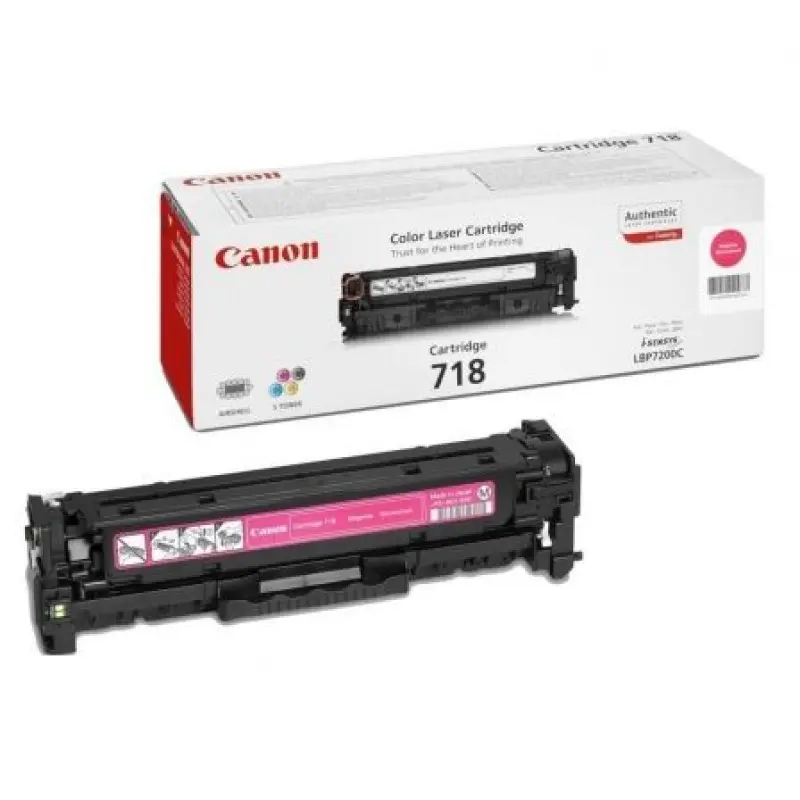 Tóner Original Canon nº718/ Magenta Tóner Original Canon nº718/ Magenta