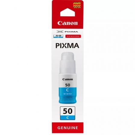 Botella de Tinta Original Canon GI-50/ Cian Botella de Tinta Original Canon GI-50/ Cian