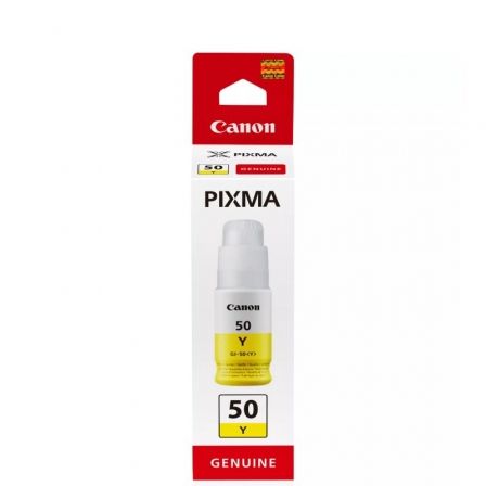 Botella de Tinta Original Canon GI-50/ Amarillo Botella de Tinta Original Canon GI-50/ Amarillo