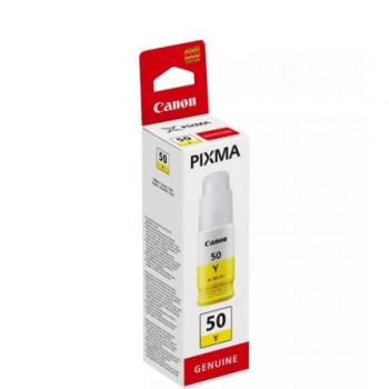 Botella de Tinta Original Canon GI-50/ Amarillo Botella de Tinta Original Canon GI-50/ Amarillo