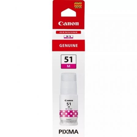 Botella de Tinta Original Canon GI-51/ Magenta Botella de Tinta Original Canon GI-51/ Magenta