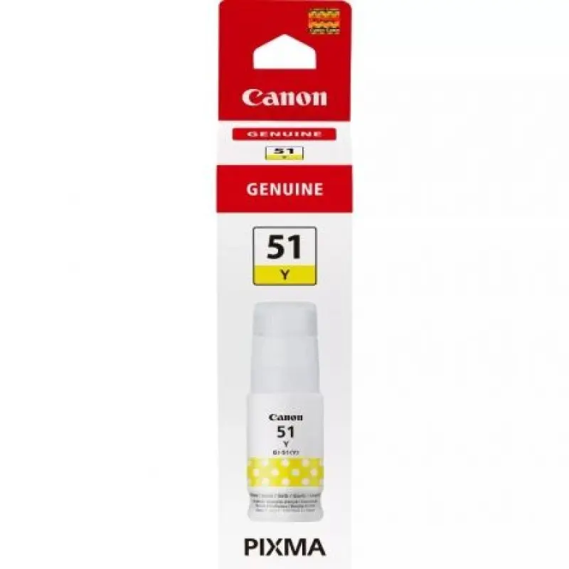 Botella de Tinta Original Canon GI-51/ Amarillo Botella de Tinta Original Canon GI-51/ Amarillo