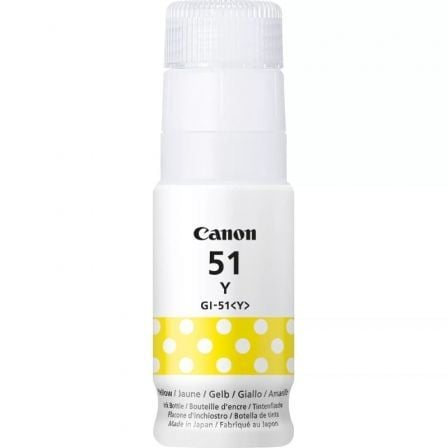 Botella de Tinta Original Canon GI-51/ Amarillo Botella de Tinta Original Canon GI-51/ Amarillo