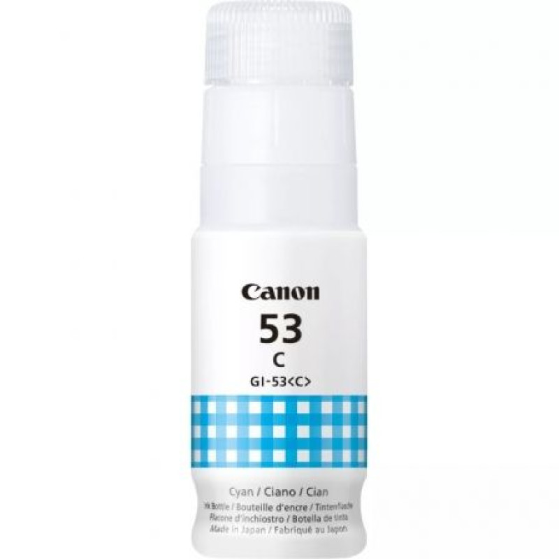 Botella de Tinta Original Canon GI-53/ Cian Botella de Tinta Original Canon GI-53/ Cian