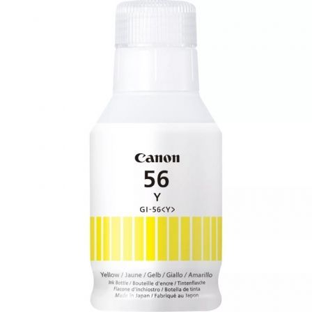 Botella de Tinta Original Canon GI-56/ Amarillo Botella de Tinta Original Canon GI-56/ Amarillo