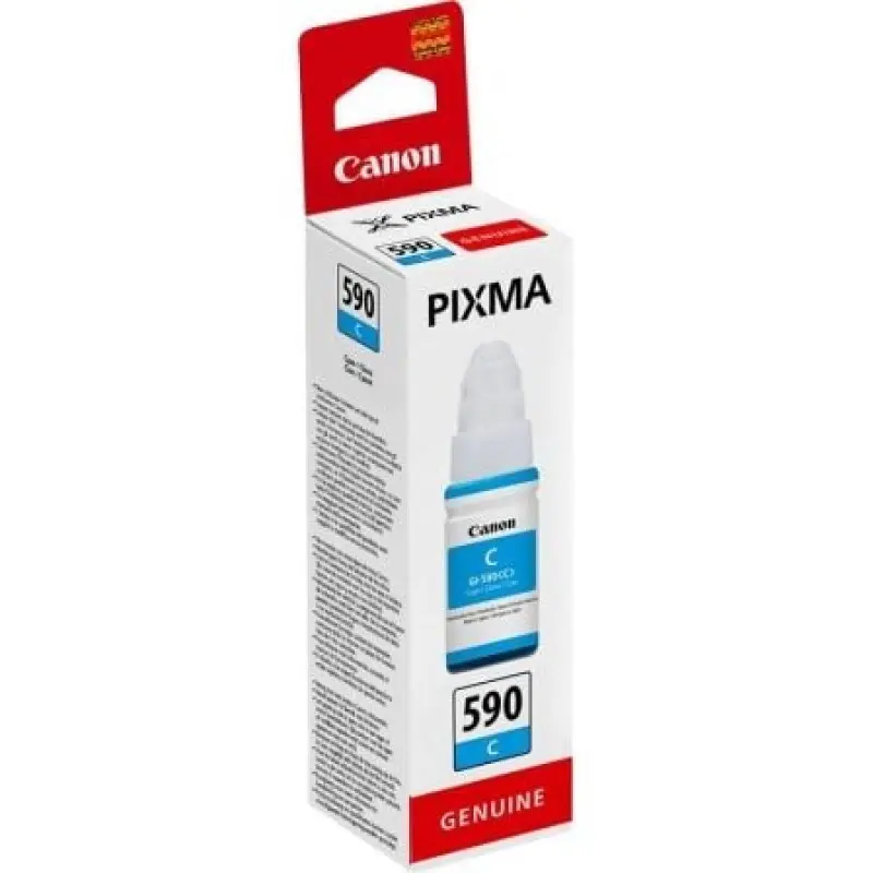 Botella de Tinta Original Canon GI-590/ Cian Botella de Tinta Original Canon GI-590/ Cian