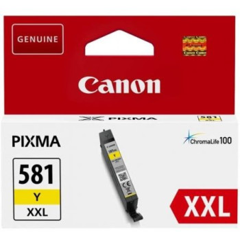 Cartucho de Tinta Original Canon CLI-581XXL Alta Capacidad/ Amarillo Cartucho de Tinta Original Canon CLI-581XXL Alta Capacidad/ Amarillo
