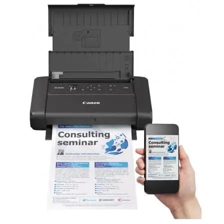 Impresora Portátil Canon PIXMA TR150 WiFi/ Negra Impresora Portátil Canon PIXMA TR150 WiFi/ Negra