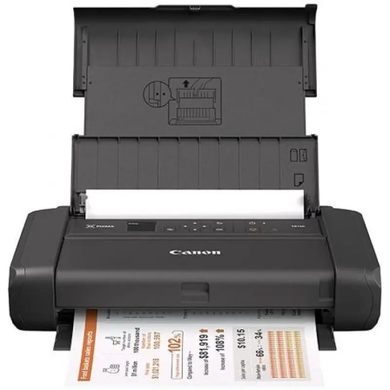 Impresora Portátil Canon PIXMA TR150 con Batería/ WiFi/ Negra Impresora Portátil Canon PIXMA TR150 con Batería/ WiFi/ Negra