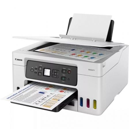 Multifunción Recargable Canon MAXIFY GX3050 MegaTank WiFi/ Dúplex/ Blanca Multifunción Recargable Canon MAXIFY GX3050 MegaTank WiFi/ Dúplex/ Blanca