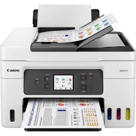 Multifunción Recargable Canon MAXIFY GX4050 MegaTank WiFi/ Fax/ Dúplex/ Blanca Multifunción Recargable Canon MAXIFY GX4050 MegaTank WiFi/ Fax/ Dúplex/ Blanca