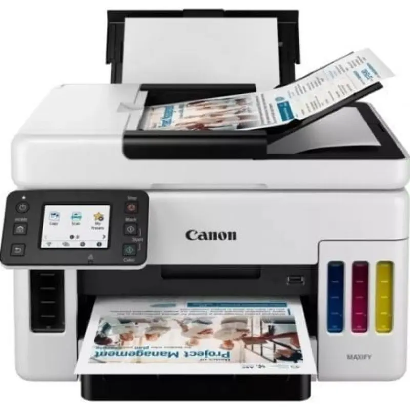 Multifunción Recargable Canon MAXIFY GX6050 MegaTank WiFi/ Dúplex/ Blanca Multifunción Recargable Canon MAXIFY GX6050 MegaTank WiFi/ Dúplex/ Blanca