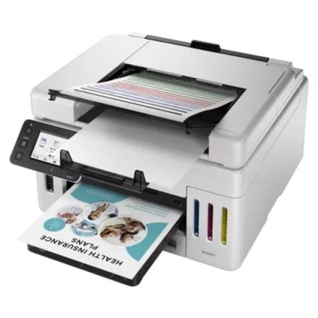 Multifunción Recargable Canon MAXIFY GX6550 MegaTank WiFi/ Dúplex/ Blanca Multifunción Recargable Canon MAXIFY GX6550 MegaTank WiFi/ Dúplex/ Blanca