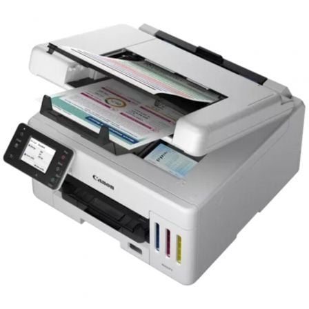 Multifunción Recargable Canon MAXIFY GX6550 MegaTank WiFi/ Dúplex/ Blanca Multifunción Recargable Canon MAXIFY GX6550 MegaTank WiFi/ Dúplex/ Blanca