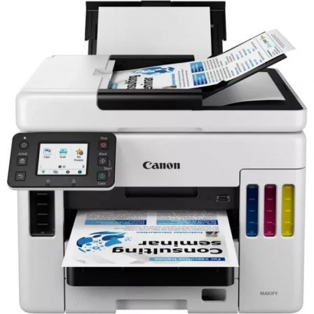 Multifunción Recargable Canon MAXIFY GX7050 MegaTank WiFi/ Fax/ Dúplex/ Blanca Multifunción Recargable Canon MAXIFY GX7050 MegaTank WiFi/ Fax/ Dúplex/ Blanca