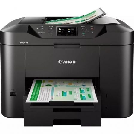 Multifunción Canon MAXIFY MB2750 WiFi/ Fax/ Dúplex/ Negra Multifunción Canon MAXIFY MB2750 WiFi/ Fax/ Dúplex/ Negra