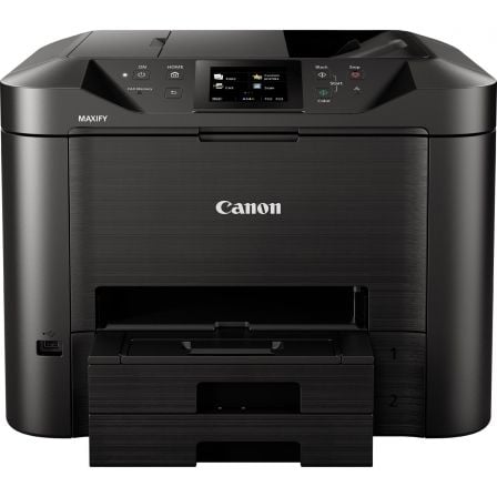 Multifunción Canon MAXIFY MB5450 WiFi/ Fax/ Dúplex/ Negra Multifunción Canon MAXIFY MB5450 WiFi/ Fax/ Dúplex/ Negra