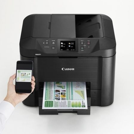 Multifunción Canon MAXIFY MB5450 WiFi/ Fax/ Dúplex/ Negra Multifunción Canon MAXIFY MB5450 WiFi/ Fax/ Dúplex/ Negra