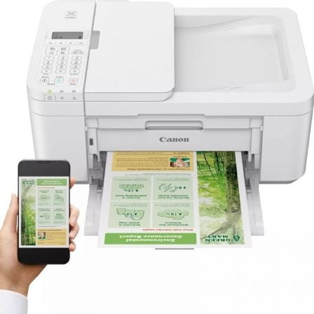 Multifunción Fotográfica Canon PIXMA TR4751i WiFi/ Fax/ Dúplex/ Blanca Multifunción Fotográfica Canon PIXMA TR4751i WiFi/ Fax/ Dúplex/ Blanca