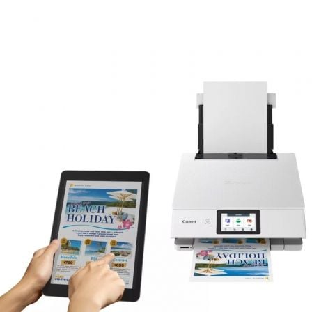 Multifunción Fotográfica Canon PIXMA TS8751 WiFi/ Dúplex/ Blanca Multifunción Fotográfica Canon PIXMA TS8751 WiFi/ Dúplex/ Blanca