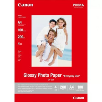 Papel Fotográfico Canon GP-501/ 21 x 29.7cm/ 200g/ 100 Hojas/ Brillante Papel Fotográfico Canon GP-501/ 21 x 29.7cm/ 200g/ 100 Hojas/ Brillante