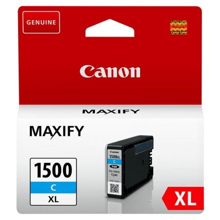 Cartucho de Tinta Original Canon PGI-1500XL Alta Capacidad/ Cian Cartucho de Tinta Original Canon PGI-1500XL Alta Capacidad/ Cian