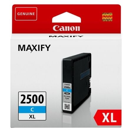 Cartucho de Tinta Original Canon PGI-2500XL Alta Capacidad/ Cian Cartucho de Tinta Original Canon PGI-2500XL Alta Capacidad/ Cian