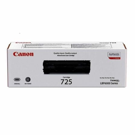 Tóner Original Canon nº725/ Negro Tóner Original Canon nº725/ Negro