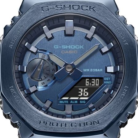 Reloj Analógico y Digital Casio G-Shock Metal GM-2100N-2AER/ 49mm/ Azul Reloj Analógico y Digital Casio G-Shock Metal GM-2100N-2AER/ 49mm/ Azul