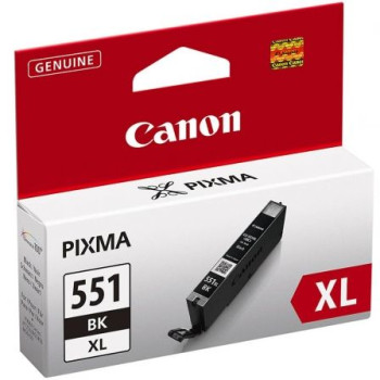 Cartucho de Tinta Original Canon CLI-551BK XL Alta Capacidad/ Negro Cartucho de Tinta Original Canon CLI-551BK XL Alta Capacidad/ Negro