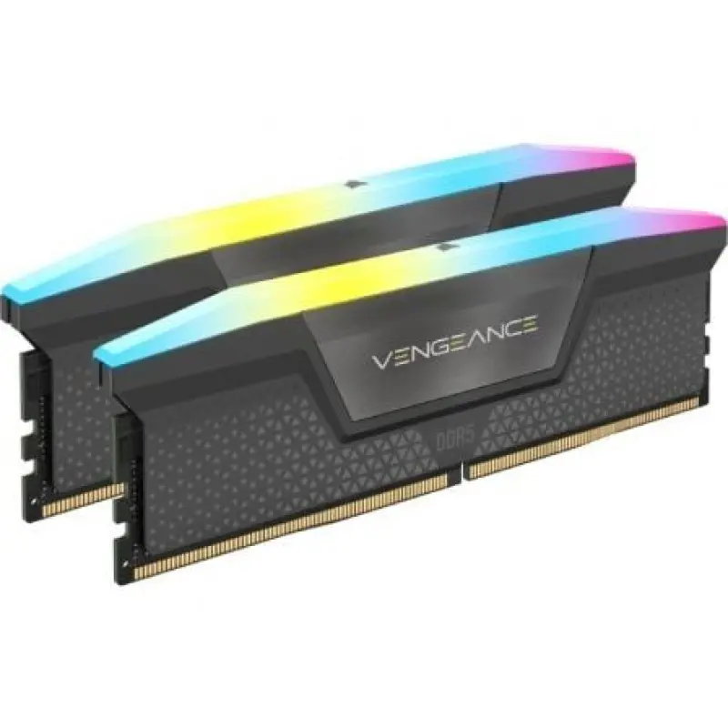 Memoria RAM Corsair Vengeance RGB 2 x 16GB/ DDR5/ 6000MHz/ 1.35V/ CL36/ DIMM Memoria RAM Corsair Vengeance RGB 2 x 16GB/ DDR5/ 6000MHz/ 1.35V/ CL36/ DIMM