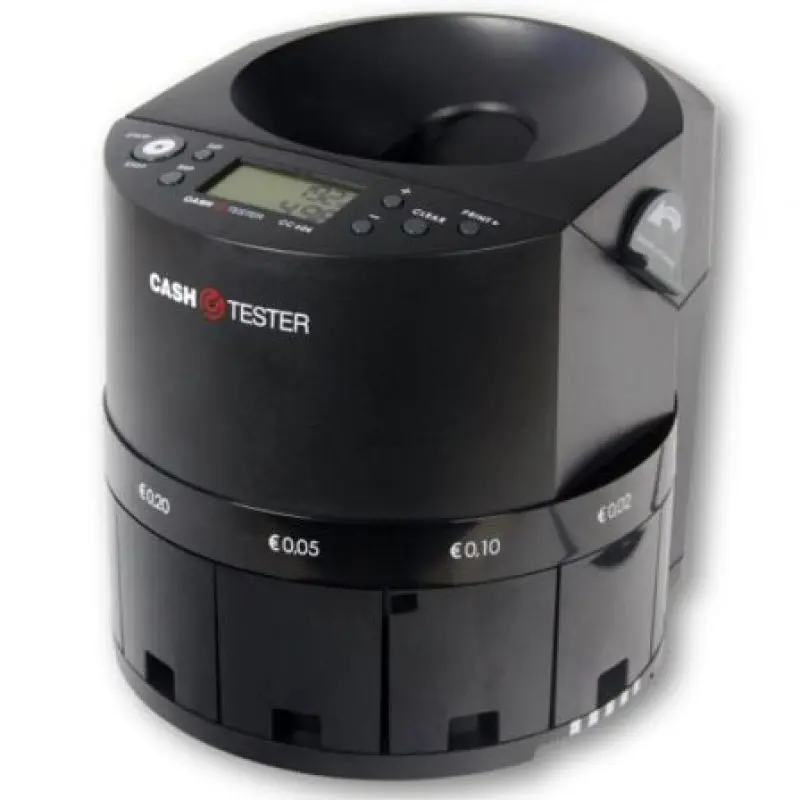 Contadora y Clasificadora de Monedas Cash Tester CC 604 Contadora y Clasificadora de Monedas Cash Tester CC 604