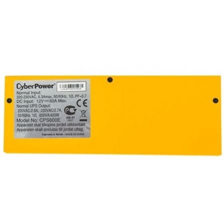 Inversor de Corriente Cyberpower CPS600E/ 600VA/ 420W Schuko Inversor de Corriente Cyberpower CPS600E/ 600VA/ 420W Schuko