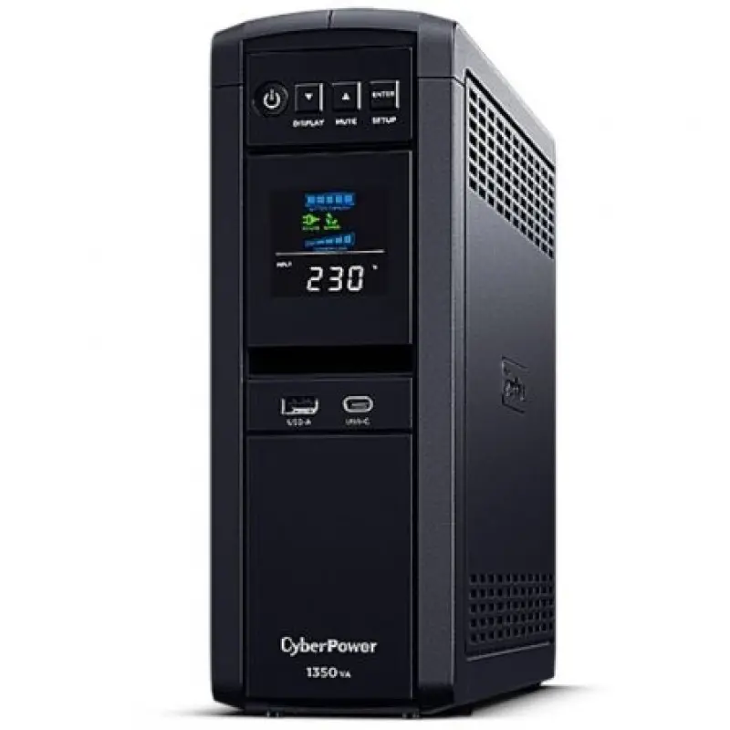 SAI Línea Interactiva Cyberpower CP1350EPFCLCD/ 1350VA-810W/ 6 Salidas/ Formato Torre SAI Línea Interactiva Cyberpower CP1350EPFCLCD/ 1350VA-810W/ 6 Salidas/ Formato Torre
