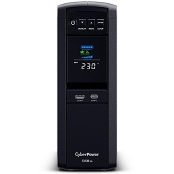 SAI Línea Interactiva Cyberpower CP1350EPFCLCD/ 1350VA-810W/ 6 Salidas/ Formato Torre SAI Línea Interactiva Cyberpower CP1350EPFCLCD/ 1350VA-810W/ 6 Salidas/ Formato Torre