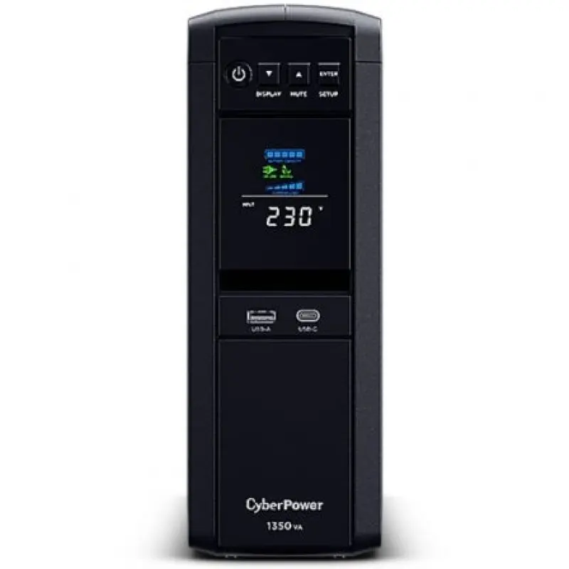 SAI Línea Interactiva Cyberpower CP1350EPFCLCD/ 1350VA-810W/ 6 Salidas/ Formato Torre SAI Línea Interactiva Cyberpower CP1350EPFCLCD/ 1350VA-810W/ 6 Salidas/ Formato Torre