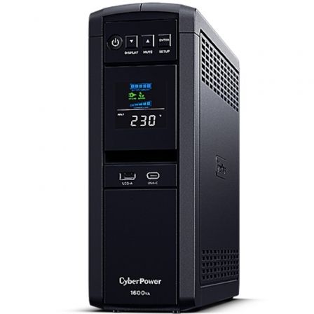 SAI Línea Interactiva Cyberpower CP1600EPFCLCD/ 1600VA-1000W/ 6 Salidas/ Formato Torre SAI Línea Interactiva Cyberpower CP1600EPFCLCD/ 1600VA-1000W/ 6 Salidas/ Formato Torre