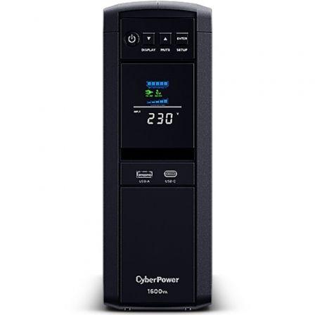 SAI Línea Interactiva Cyberpower CP1600EPFCLCD/ 1600VA-1000W/ 6 Salidas/ Formato Torre SAI Línea Interactiva Cyberpower CP1600EPFCLCD/ 1600VA-1000W/ 6 Salidas/ Formato Torre