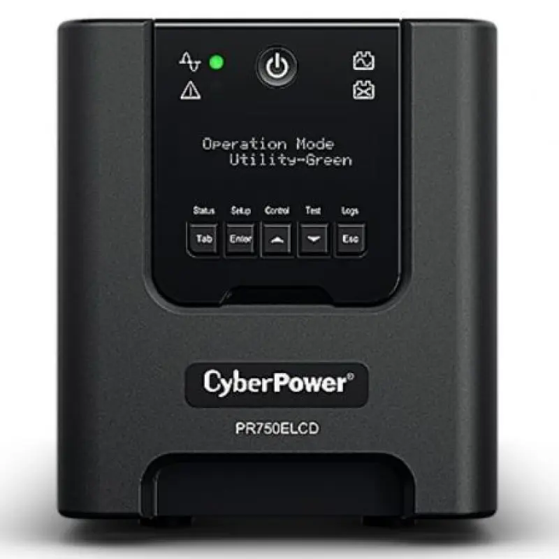 SAI Línea Interactiva Cyberpower PR750ELCD/ 750VA-675W/ 6 Salidas/ Formato Torre SAI Línea Interactiva Cyberpower PR750ELCD/ 750VA-675W/ 6 Salidas/ Formato Torre