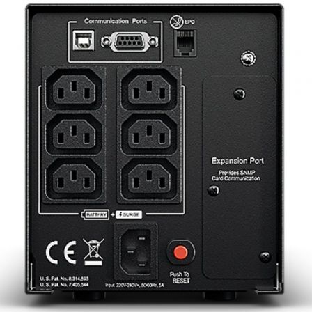 SAI Línea Interactiva Cyberpower PR750ELCD/ 750VA-675W/ 6 Salidas/ Formato Torre SAI Línea Interactiva Cyberpower PR750ELCD/ 750VA-675W/ 6 Salidas/ Formato Torre